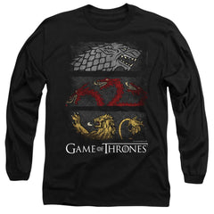 Game Of Thrones Sigil Banners Men's 18/1 Cotton Long-Sleeve T-Shirt