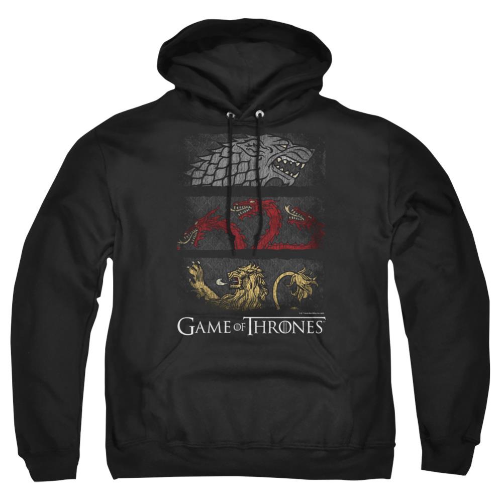 Game Of Thrones Sigil Banners Men's Pull-Over 75 25 Poly Hoodie