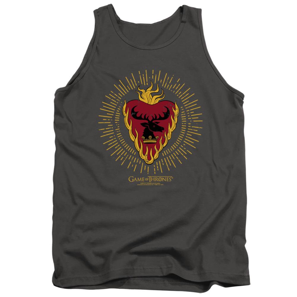 Game Of Thrones Stannis Baratheon Burst Sigils Men's 18/1 Cotton Tank Top