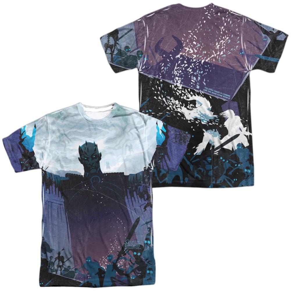 Game Of Thrones The Dead Come With It (Front/Back Print) Men's Regular Fit Polyester Short-Sleeve T-Shirt