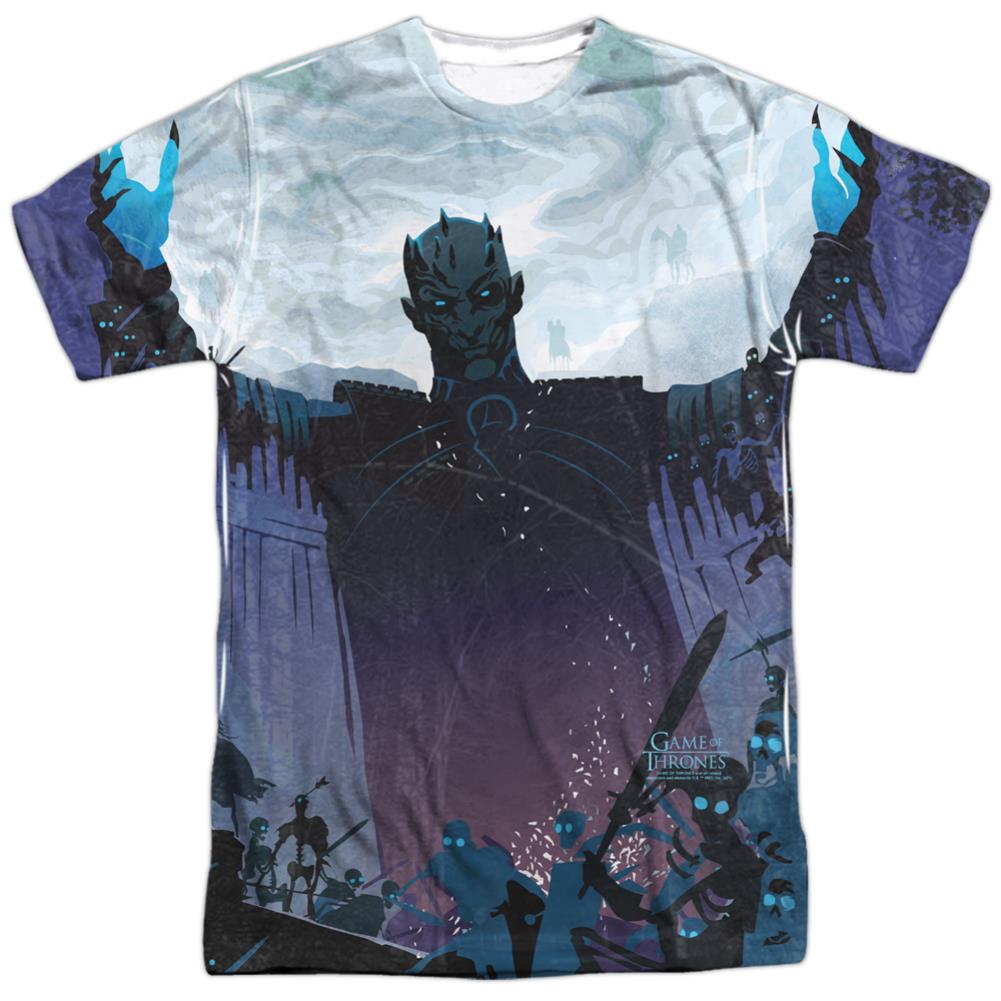 Game Of Thrones The Dead Come With It Men's Regular Fit Polyester Short-Sleeve T-Shirt