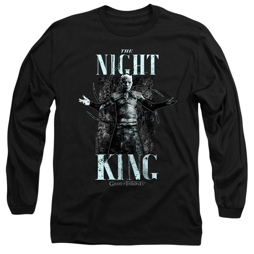 Game Of Thrones The Night King Men's 18/1 Cotton Long-Sleeve T-Shirt