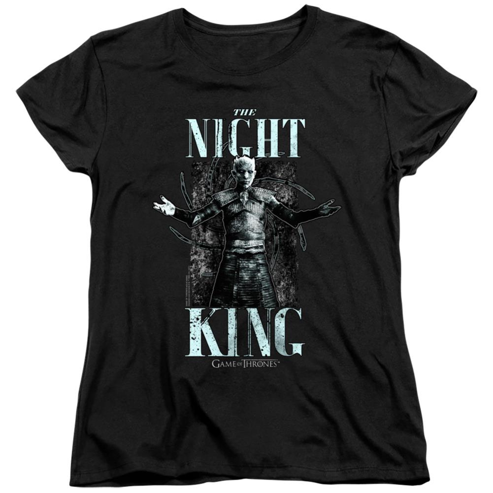 Game Of Thrones The Night King Women's 18/1 Cotton Short-Sleeve T-Shirt