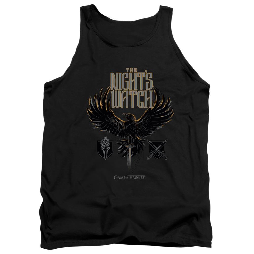 Game Of Thrones The Nights Watch Men's 18/1 Cotton Tank Top