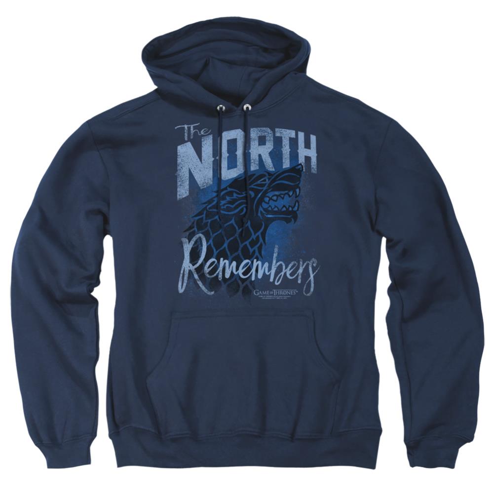 Game Of Thrones The North Remembers Men's Pull-Over 75 25 Poly Hoodie
