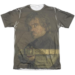 Game Of Thrones Tyrion For The Throne Men's Regular Fit Poly Cotton Short-Sleeve T-Shirt