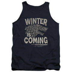 Game Of Thrones Winter Is Coming Men's 18/1 Cotton Tank Top