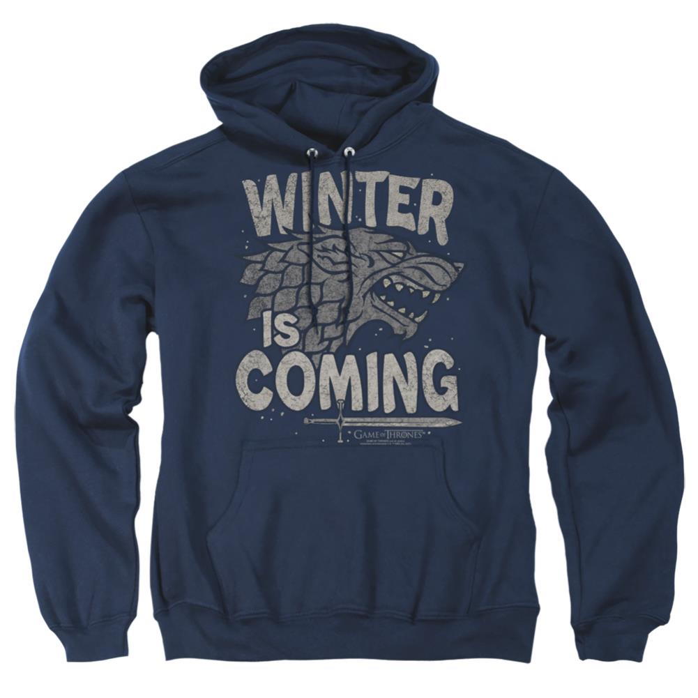 Game Of Thrones Winter Is Coming Men's Pull-Over 75 25 Poly Hoodie