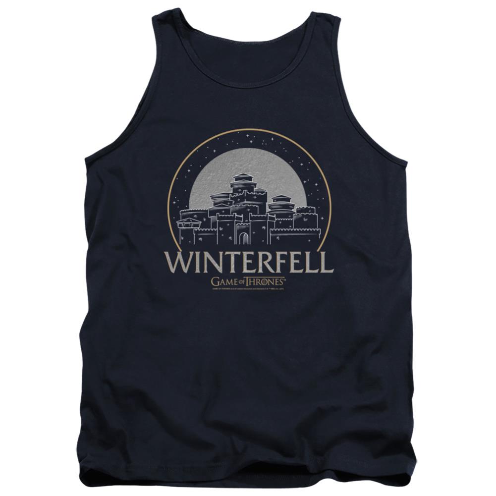 Game Of Thrones Winterfell Men's 18/1 Cotton Tank Top