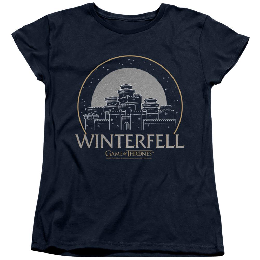 Game Of Thrones Winterfell Women's 18/1 Cotton Short-Sleeve T-Shirt
