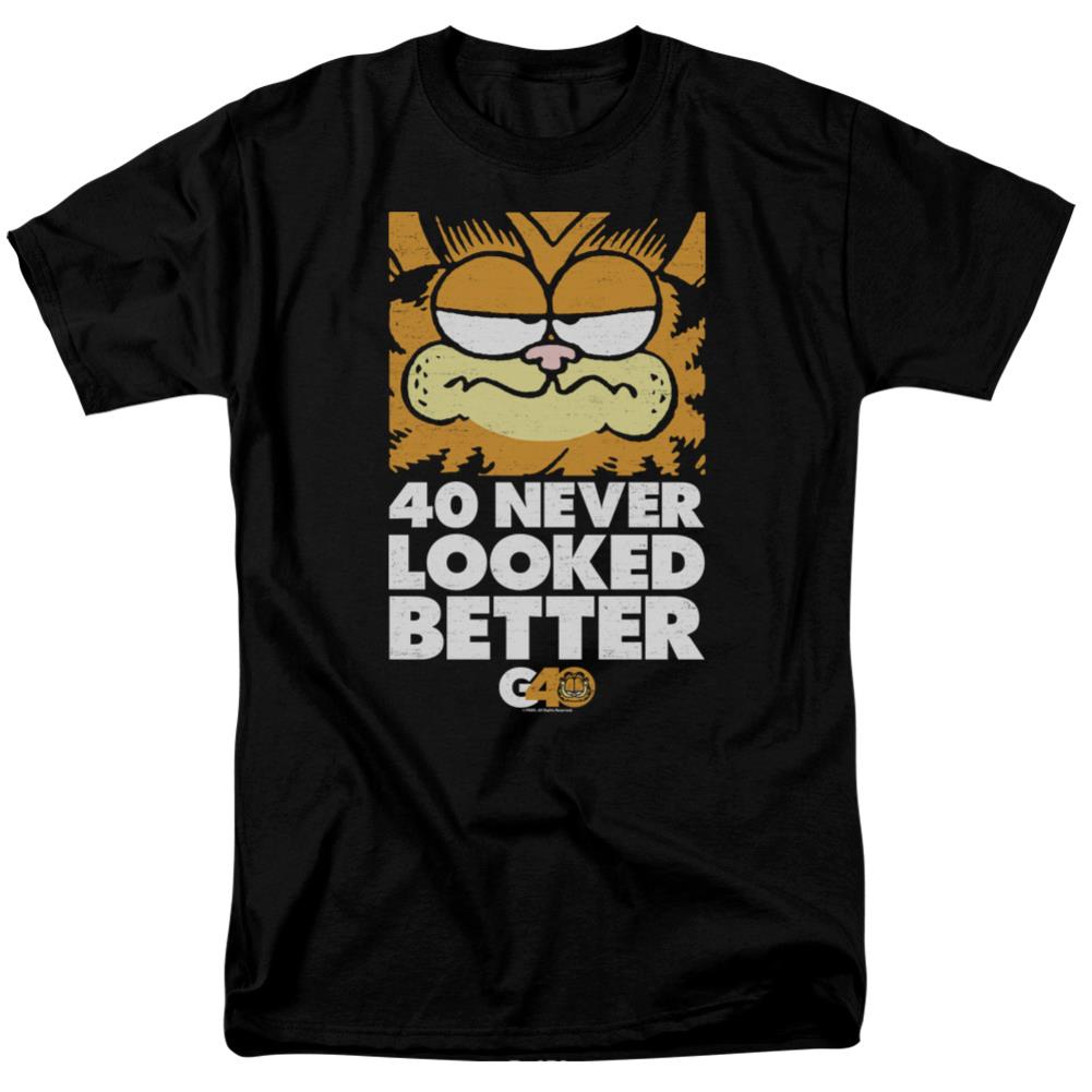 Garfield 40 Looks Men's 18/1 Cotton Short-Sleeve T-Shirt