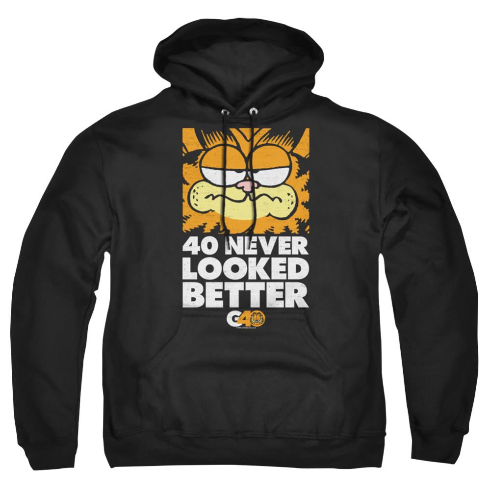 Garfield 40 Looks Men's Pull-Over 75 25 Poly Hoodie