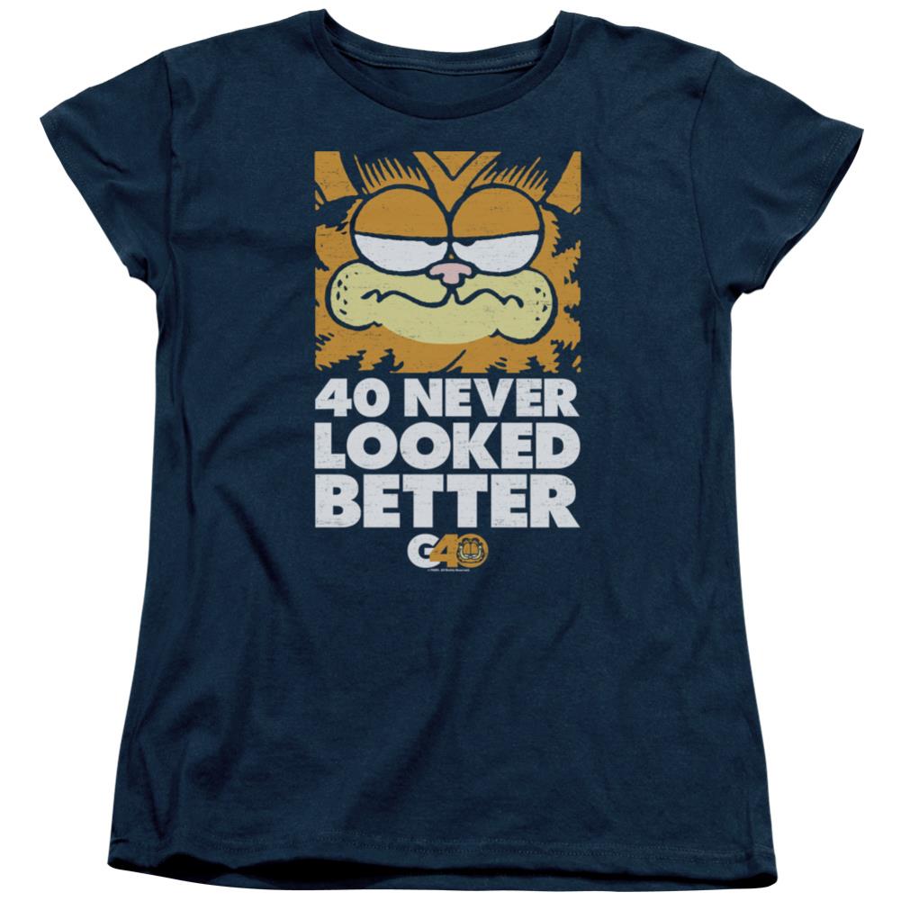 Garfield 40 Looks Women's 18/1 Cotton Short-Sleeve T-Shirt