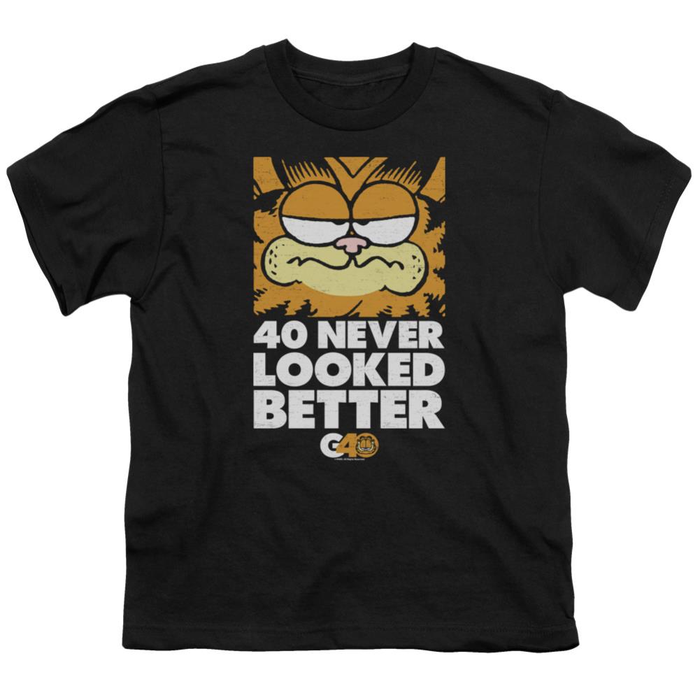 Garfield 40 Looks Youth 18/1 100% Cotton Short-Sleeve T-Shirt