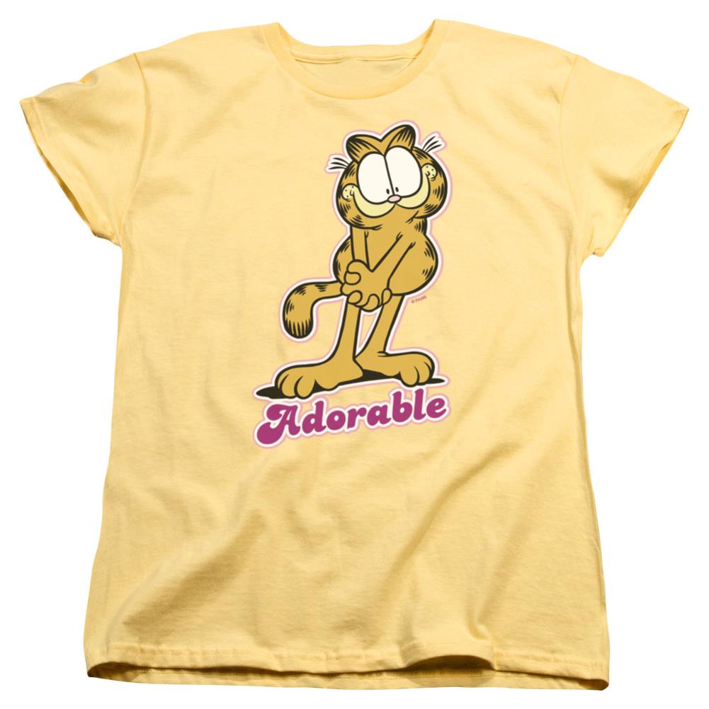 Garfield Adorable Women's 18/1 Cotton Short-Sleeve T-Shirt