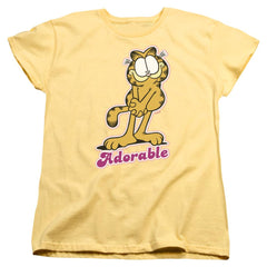 Garfield Adorable Women's 18/1 Cotton Short-Sleeve T-Shirt