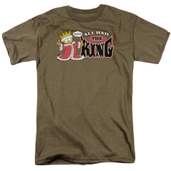 Garfield All Hail The King Men's 18/1 Cotton Short-Sleeve T-Shirt