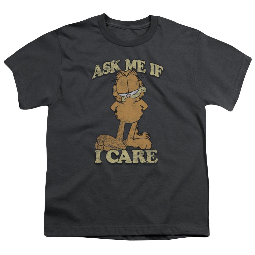 Garfield Ask Me Youth 18/1 100% Cotton Short-Sleeve T-Shirt