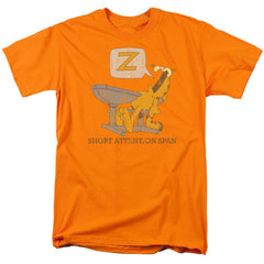 Garfield Attention Span Men's 18/1 Cotton Short-Sleeve T-Shirt