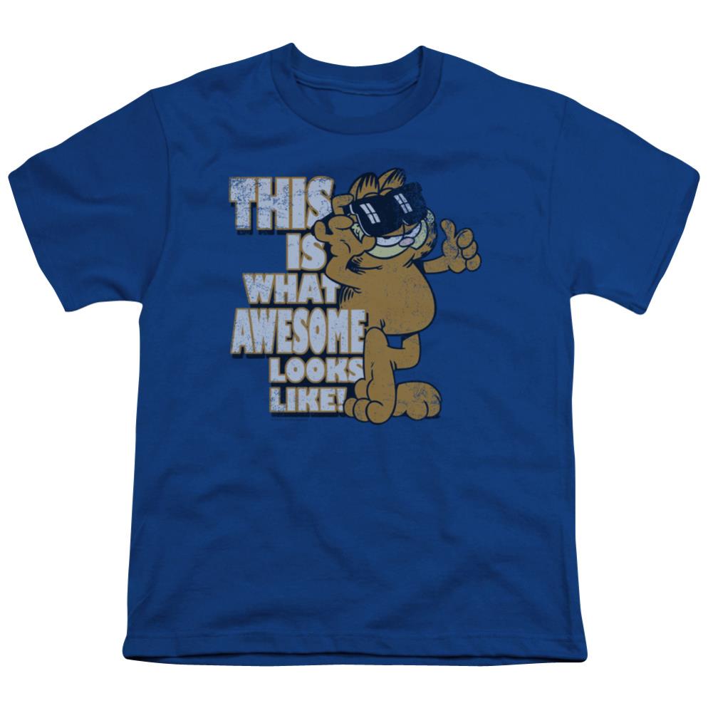 Garfield Awesome Youth 18/1 100% Cotton Short-Sleeve T-Shirt