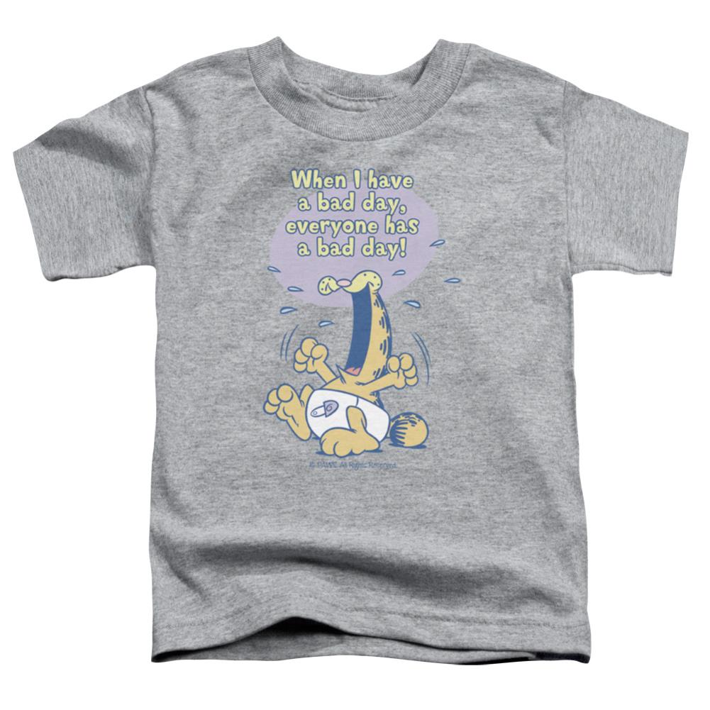 Garfield Bad Day Toddler 18/1 Cotton Short-Sleeve T-Shirt