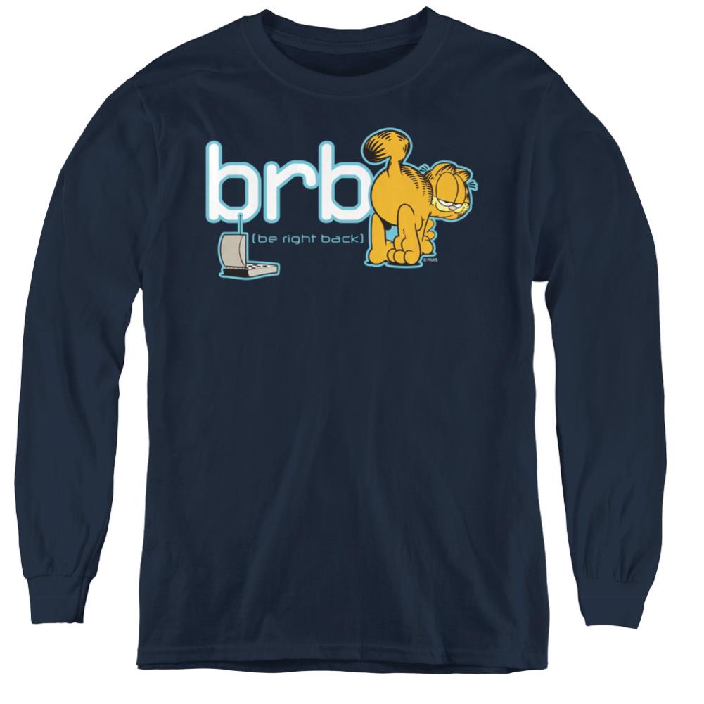 Garfield Be Right Back Youth Long-Sleeve T-Shirt