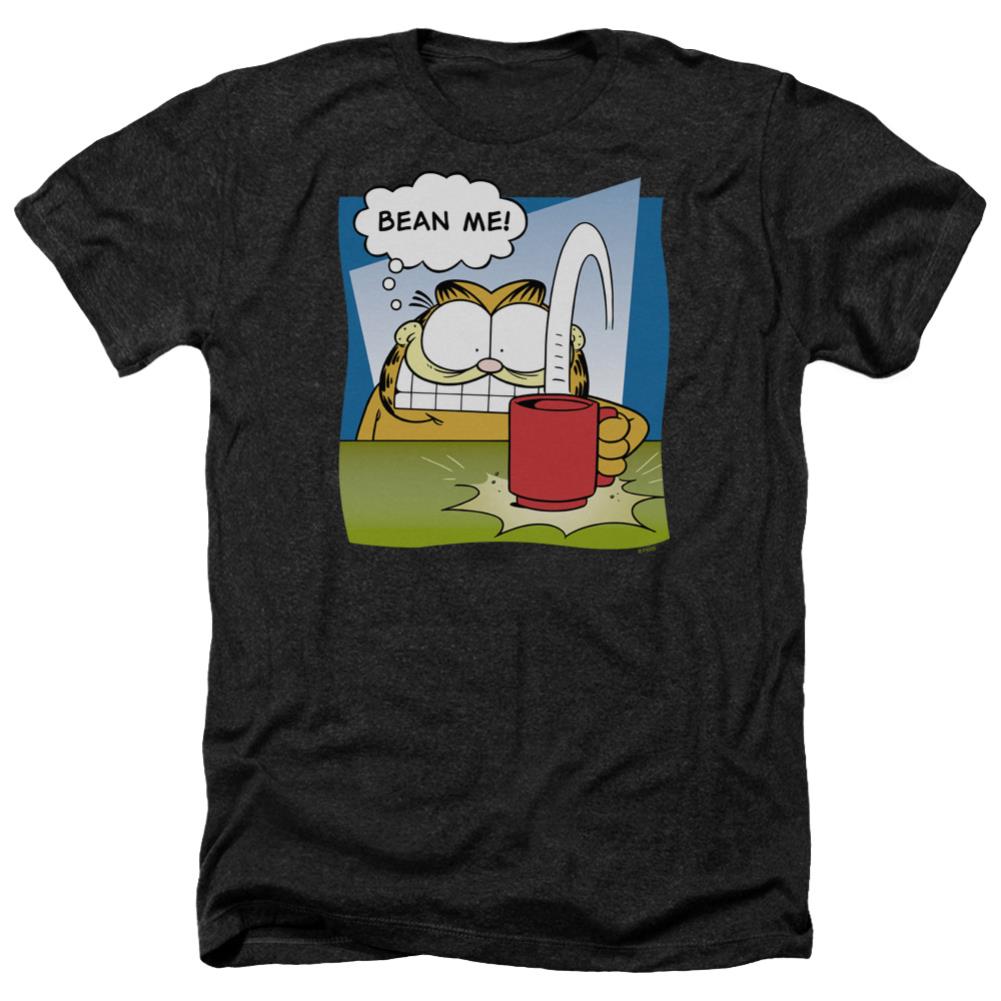 Garfield Bean Me Men's 30/1 Heather 60 40 Poly Short-Sleeve T-Shirt