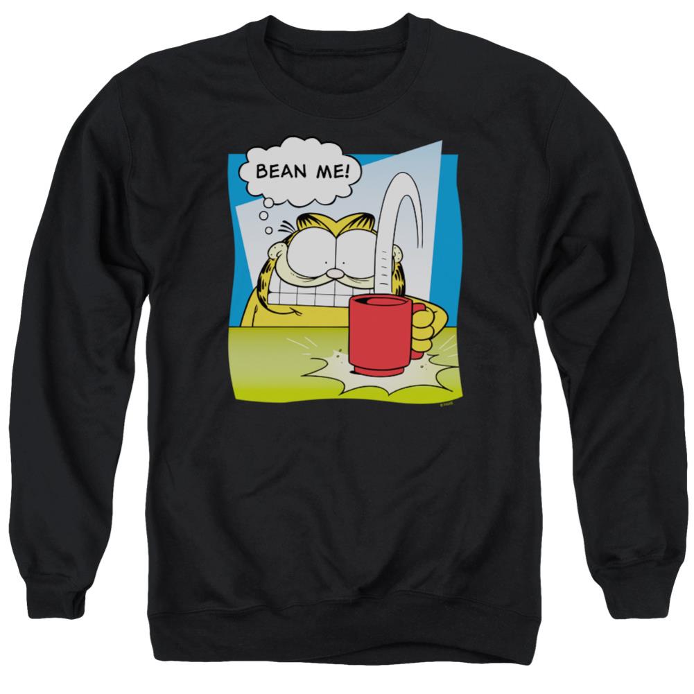 Garfield Bean Me Men's Crewneck 50 50 Poly Long-Sleeve T-Shirt