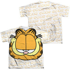 Garfield Big Face (Front/Back Print) Youth Regular Fit Poly Short-Sleeve T-Shirt