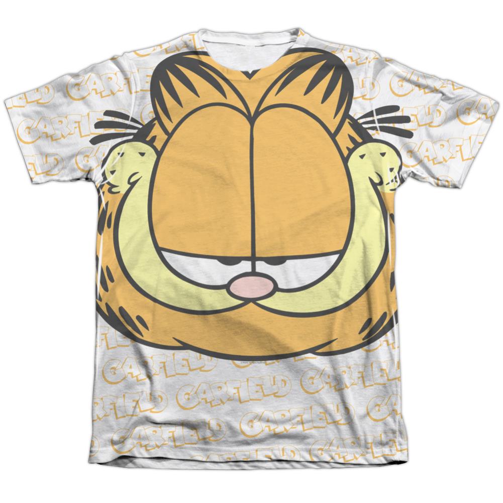 Garfield Big Face Men's Regular Fit Poly Cotton Short-Sleeve T-Shirt