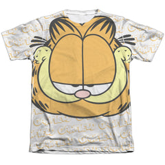 Garfield Big Face Men's Regular Fit Poly Cotton Short-Sleeve T-Shirt