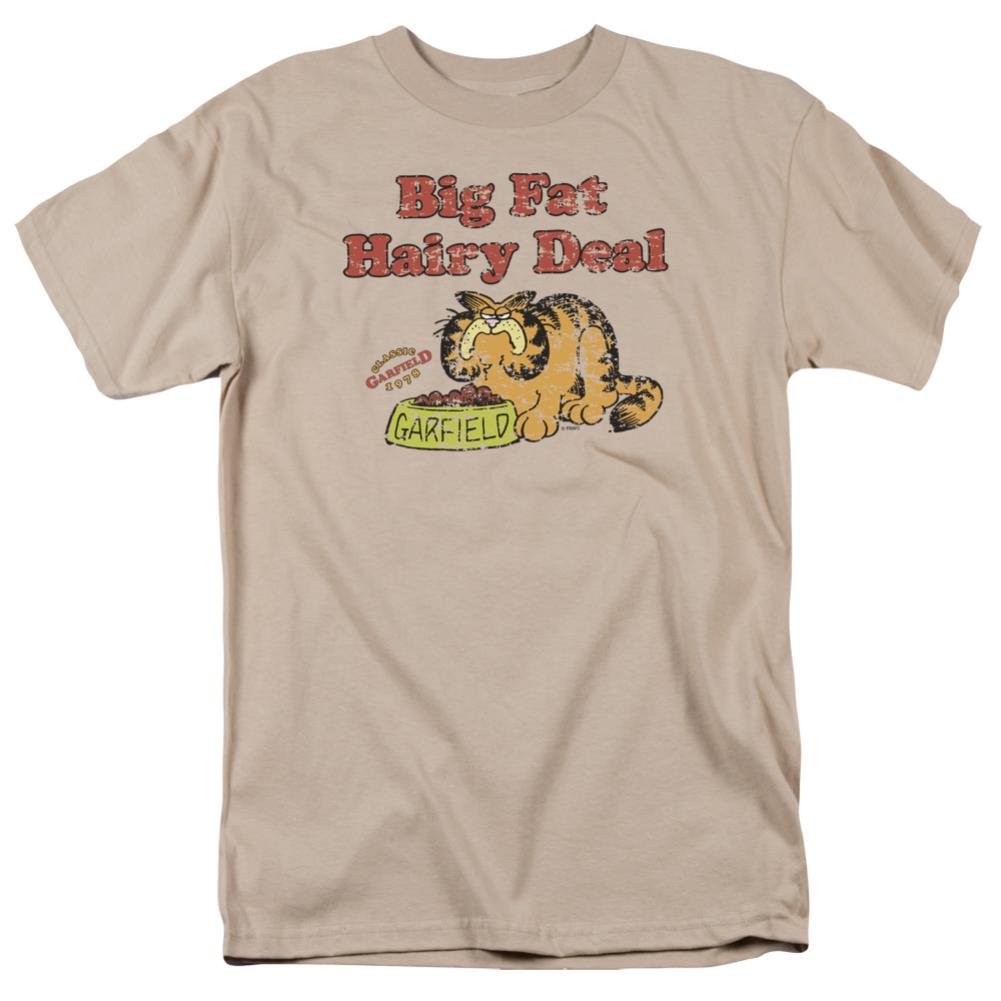 Garfield Big Fat Hairy Deal Men's 18/1 Cotton Short-Sleeve T-Shirt