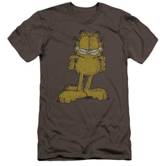 Garfield Big Ol Cat Men's Ultra-Soft 30/1 Cotton Slim Short-Sleeve T-Shirt