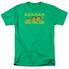 Garfield Blah Blah Blah Men's 18/1 Cotton Short-Sleeve T-Shirt