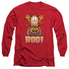 Garfield Boo! Men's 18/1 Cotton Long-Sleeve T-Shirt
