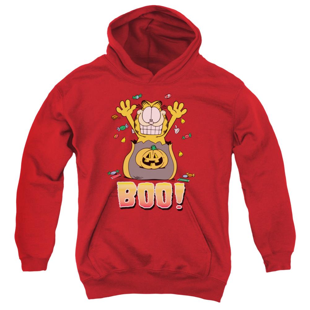 Garfield Boo! Youth Cotton Poly Pull-Over Hoodie