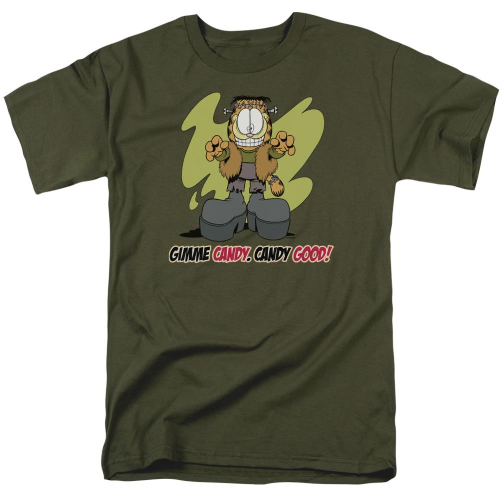Garfield Candy Good Men's 18/1 Cotton Short-Sleeve T-Shirt