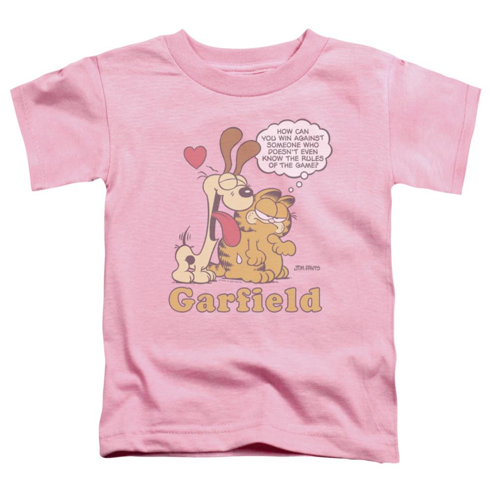 Garfield Cant Win Toddler 18/1 Cotton Short-Sleeve T-Shirt