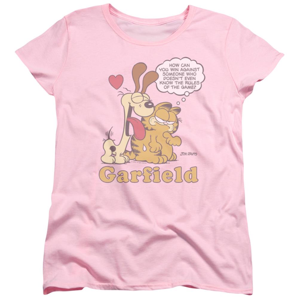 Garfield Cant Win Women's 18/1 Cotton Short-Sleeve T-Shirt