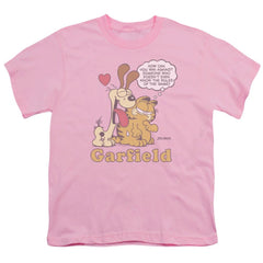 Garfield Cant Win Youth 18/1 100% Cotton Short-Sleeve T-Shirt