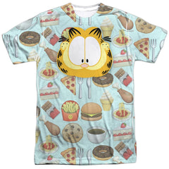 Garfield Cat Food Men's Regular Fit Polyester Short-Sleeve T-Shirt