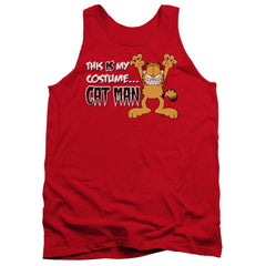 Garfield Cat Man Men's 18/1 Cotton Tank Top