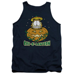 Garfield Cat O Lantern Men's 18/1 Cotton Tank Top