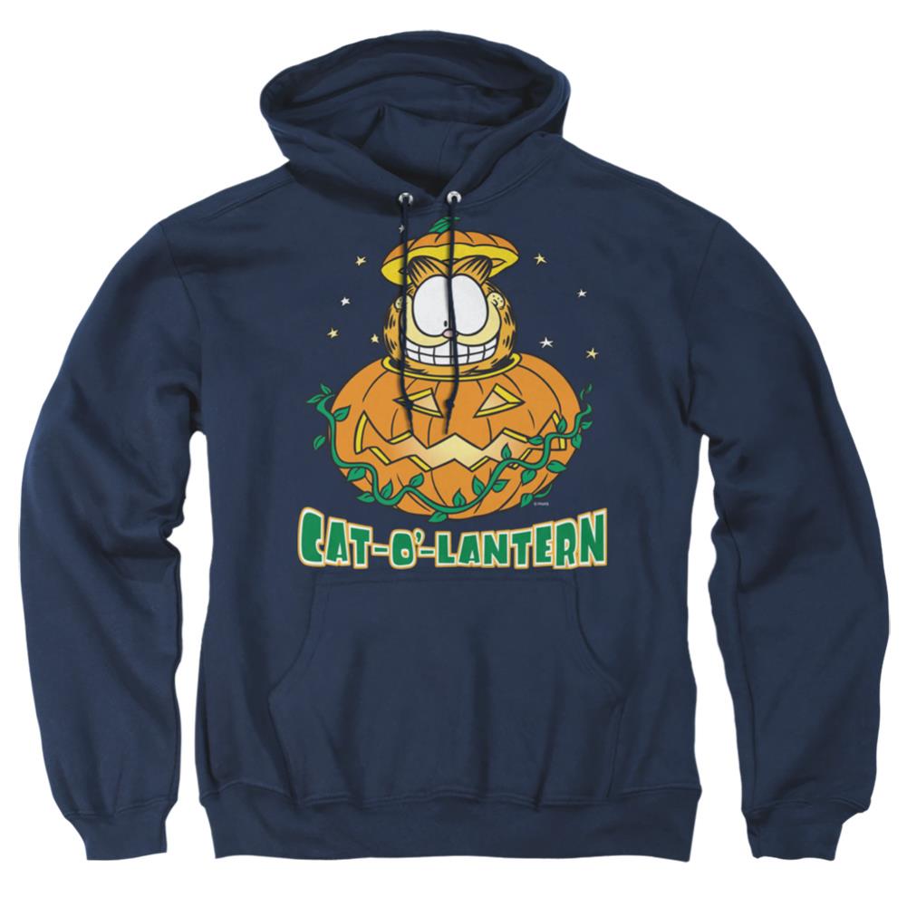 Garfield Cat O Lantern Men's Pull-Over 75 25 Poly Hoodie