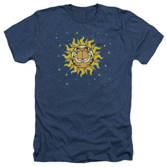 Garfield Celestial Men's 30/1 Heather 60 40 Poly Short-Sleeve T-Shirt