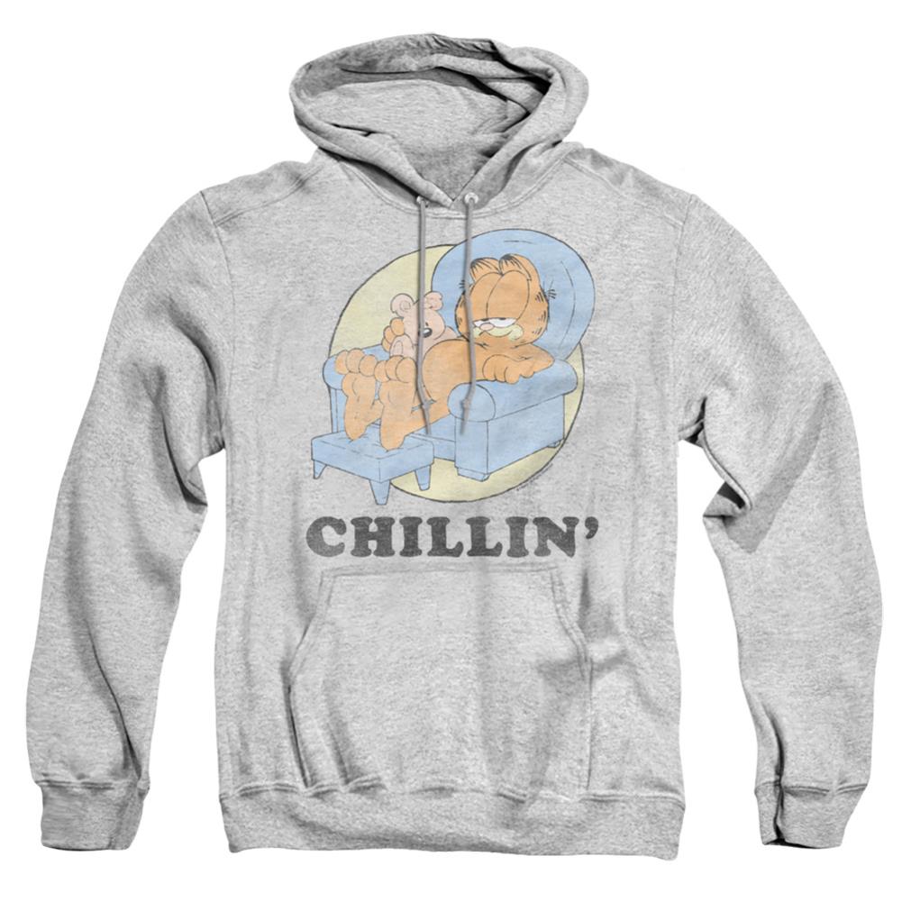 Garfield Chillin Men's Pull-Over 75 25 Poly Hoodie