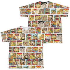 Garfield Collage Youth Regular Fit Poly Short-Sleeve T-Shirt