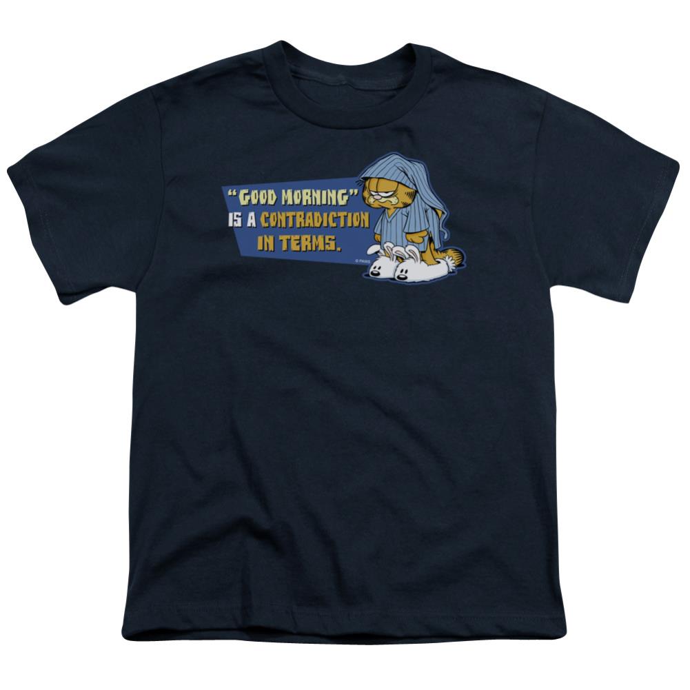 Garfield Contradicition In Terms Youth 18/1 100% Cotton Short-Sleeve T-Shirt