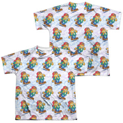 Garfield Cool Cat (Front/Back Print) Youth Regular Fit Poly Short-Sleeve T-Shirt