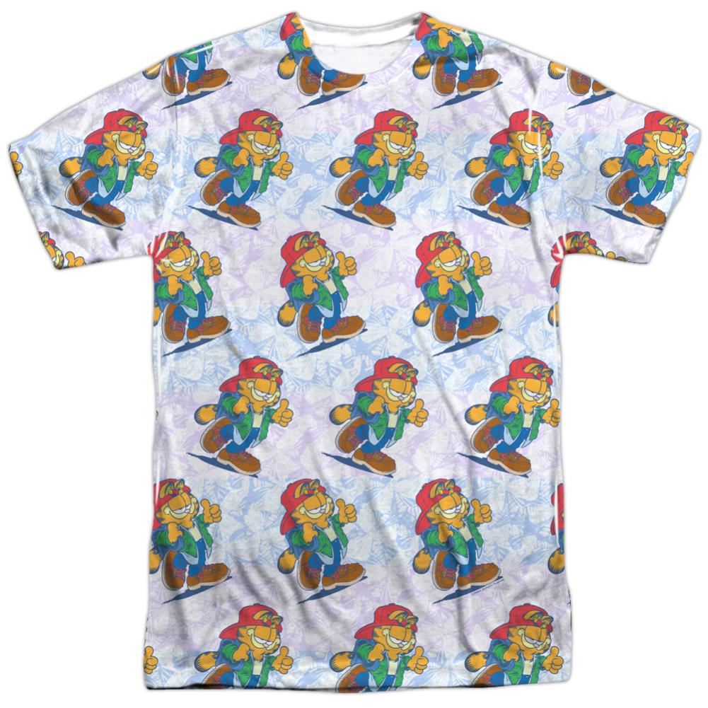 Garfield Cool Cat Men's Regular Fit Polyester Short-Sleeve T-Shirt